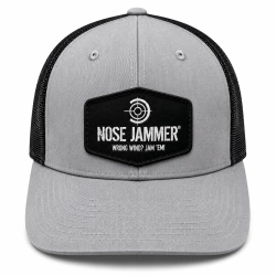 Curved Bill Trucker Hat GrayBlack